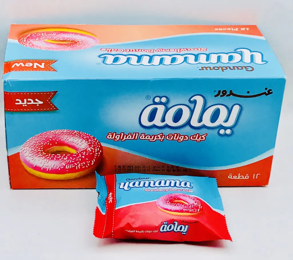 دونات يمامة غندور بالفراولة12×12