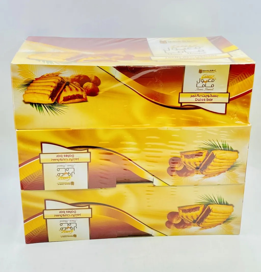 بسكويت وتمرية معمول ماما بار بالتمر 6×3×14عرض خاص