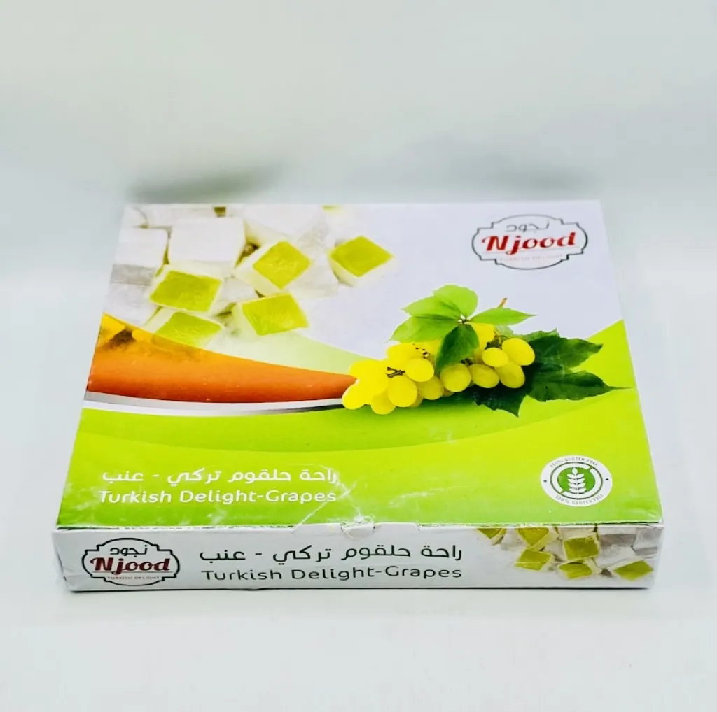 حلاوة راحة حلقوم نجود بالعنب موللو 12×250جم