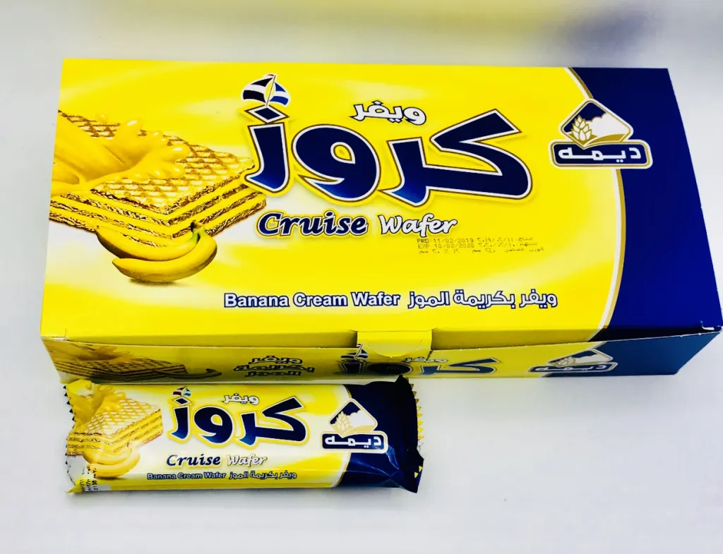 بسكويت ويفر كروز موز12×12