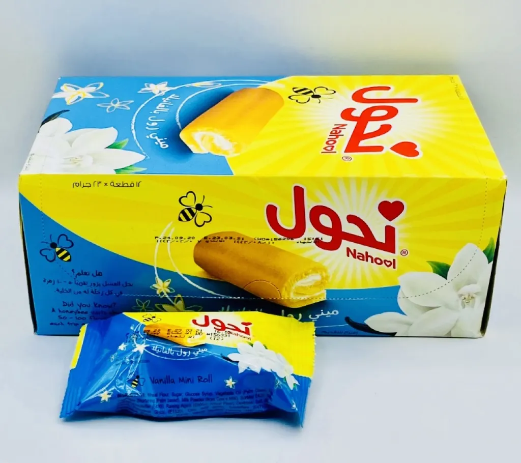 ميني رول نحول بالفانيلا 8×12×32g