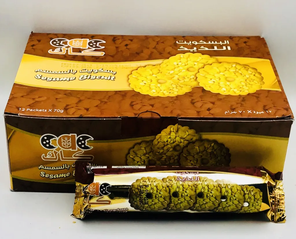 بسكوت سمسم كاك6×12×70G
