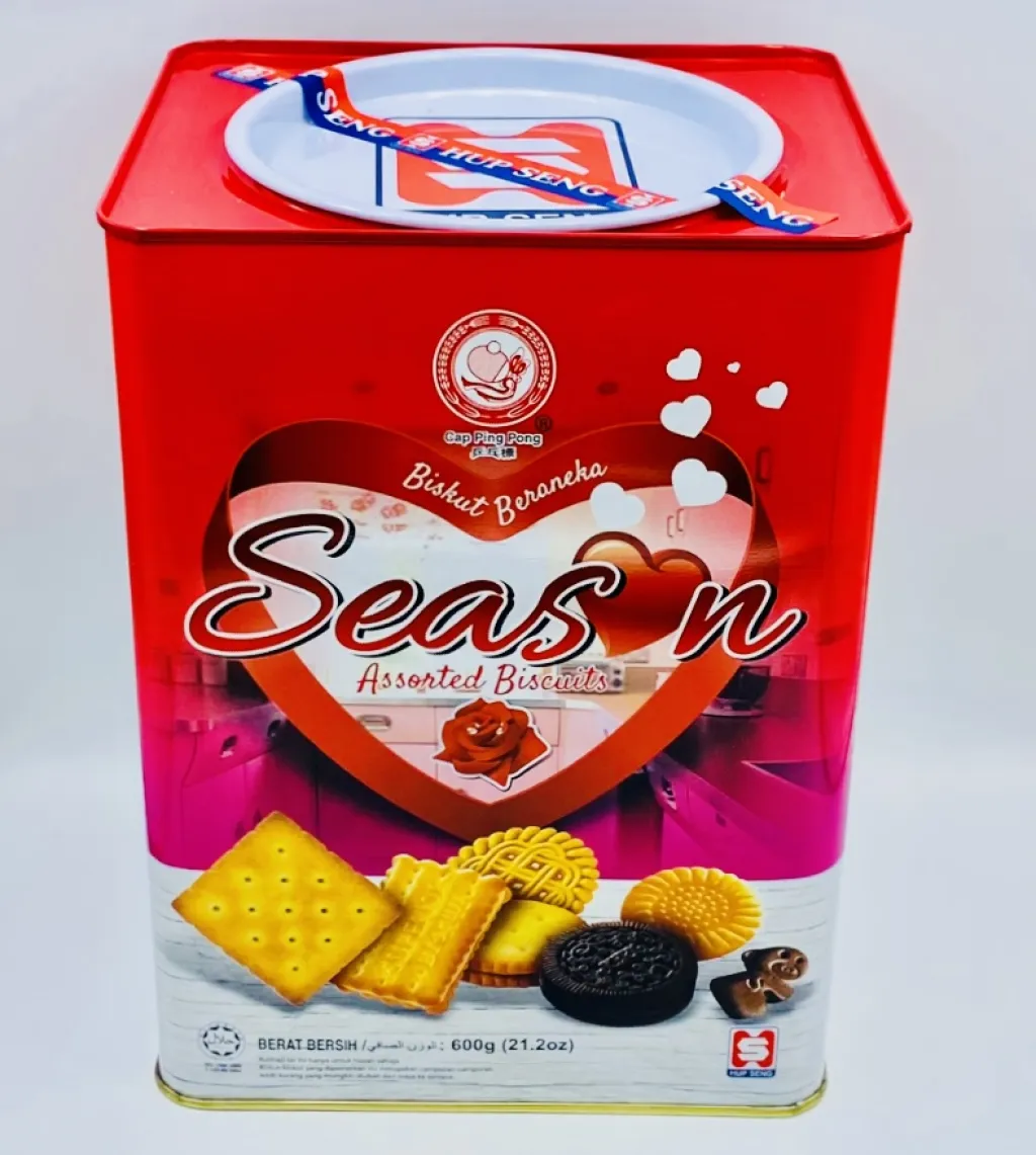 بسكويت  تنك مشكل الموسم6×600g عرض 1+1