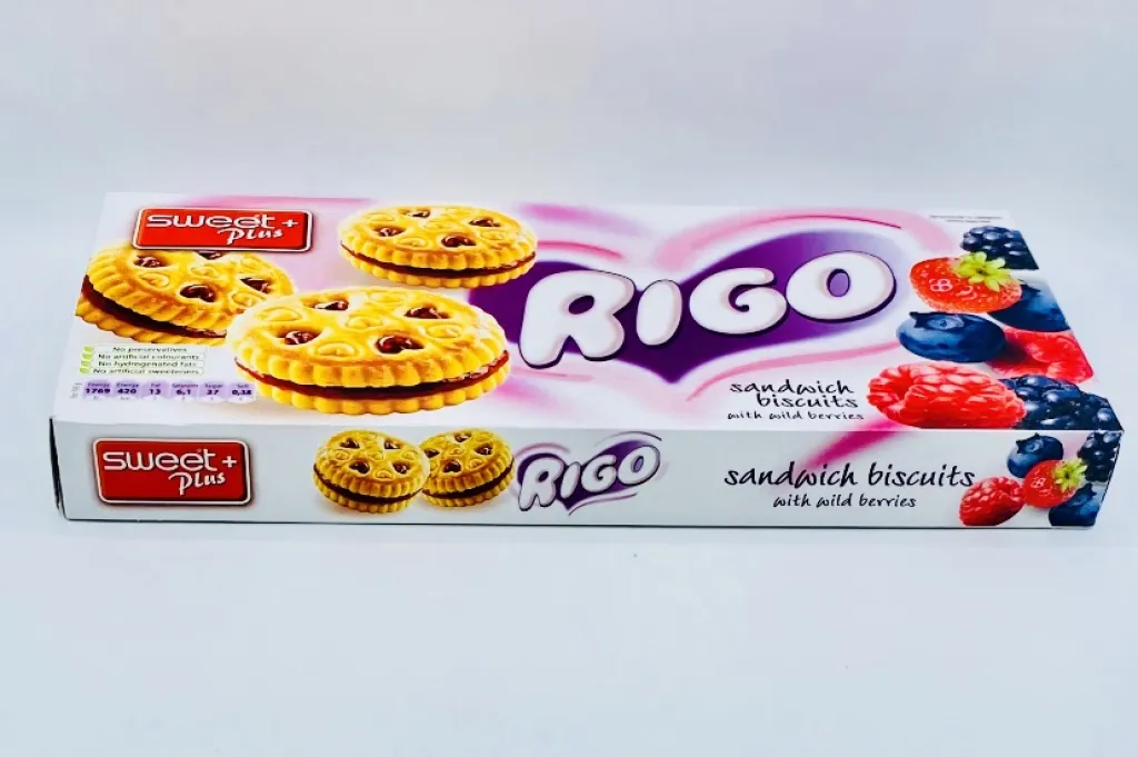 بسكويت ريجو  بفواكه الغابة24×165g