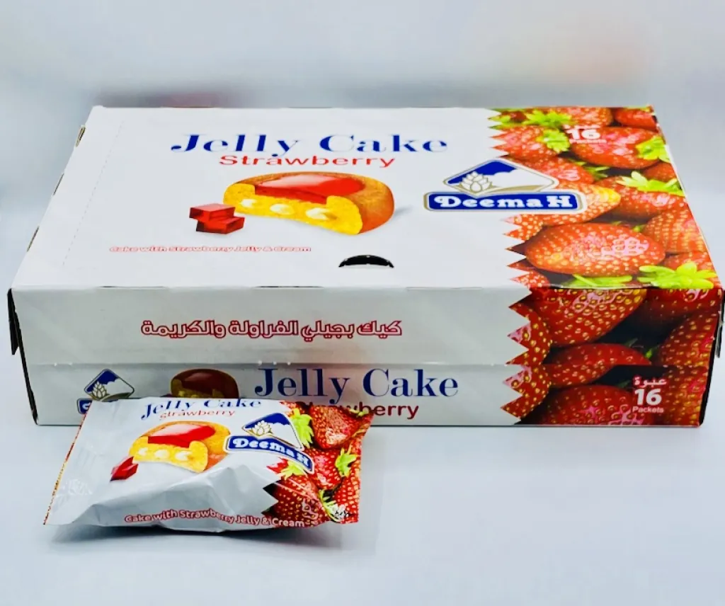 كيك جيل بالفراوله ديمة 9×16×30g