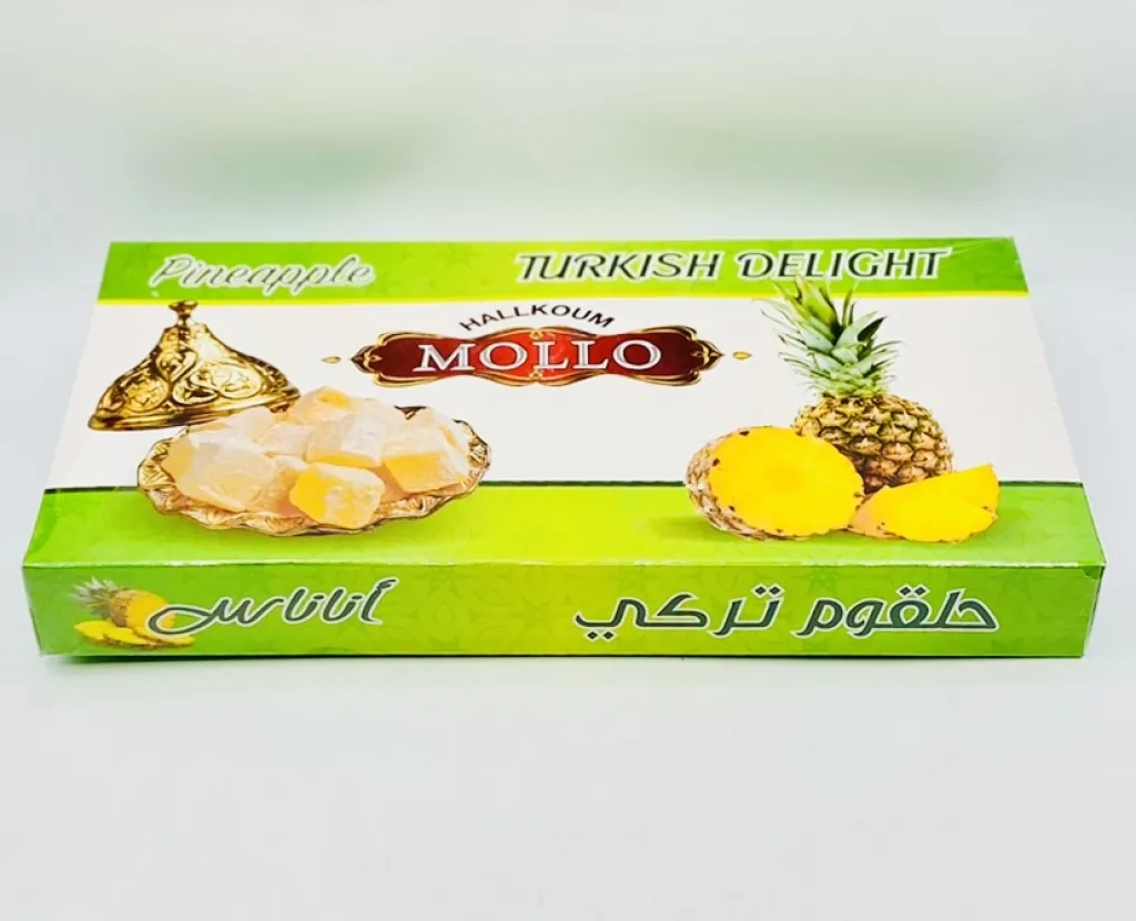 حلاوة حلقوم موللو بالانناس 12×454جم