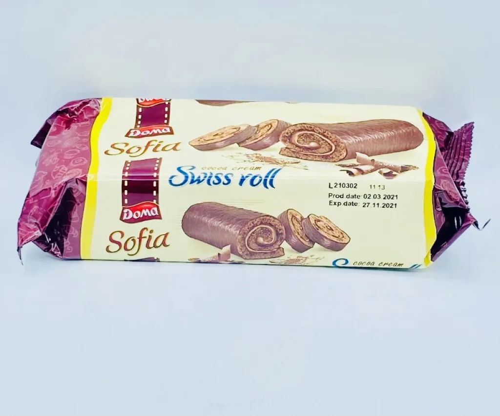 كيك سوفيا سويس رولز بالكاكاو الشنيفي