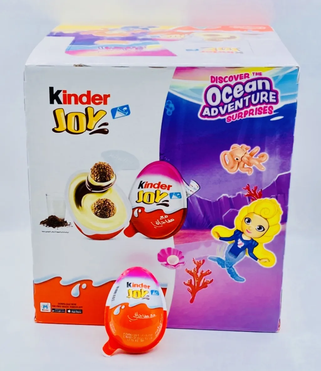 كيندر جوي بيض  للبنات2×48×20g