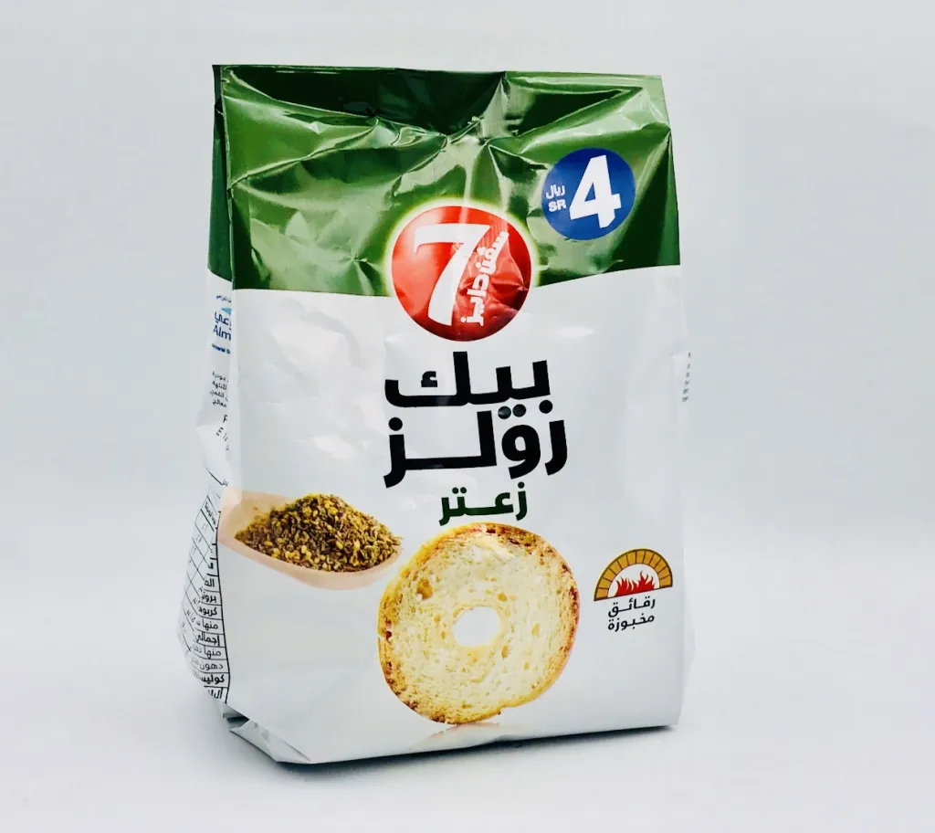 رقائق سفن دايز خبزمحمص بيك رولز مخبوزة زعتر12×175