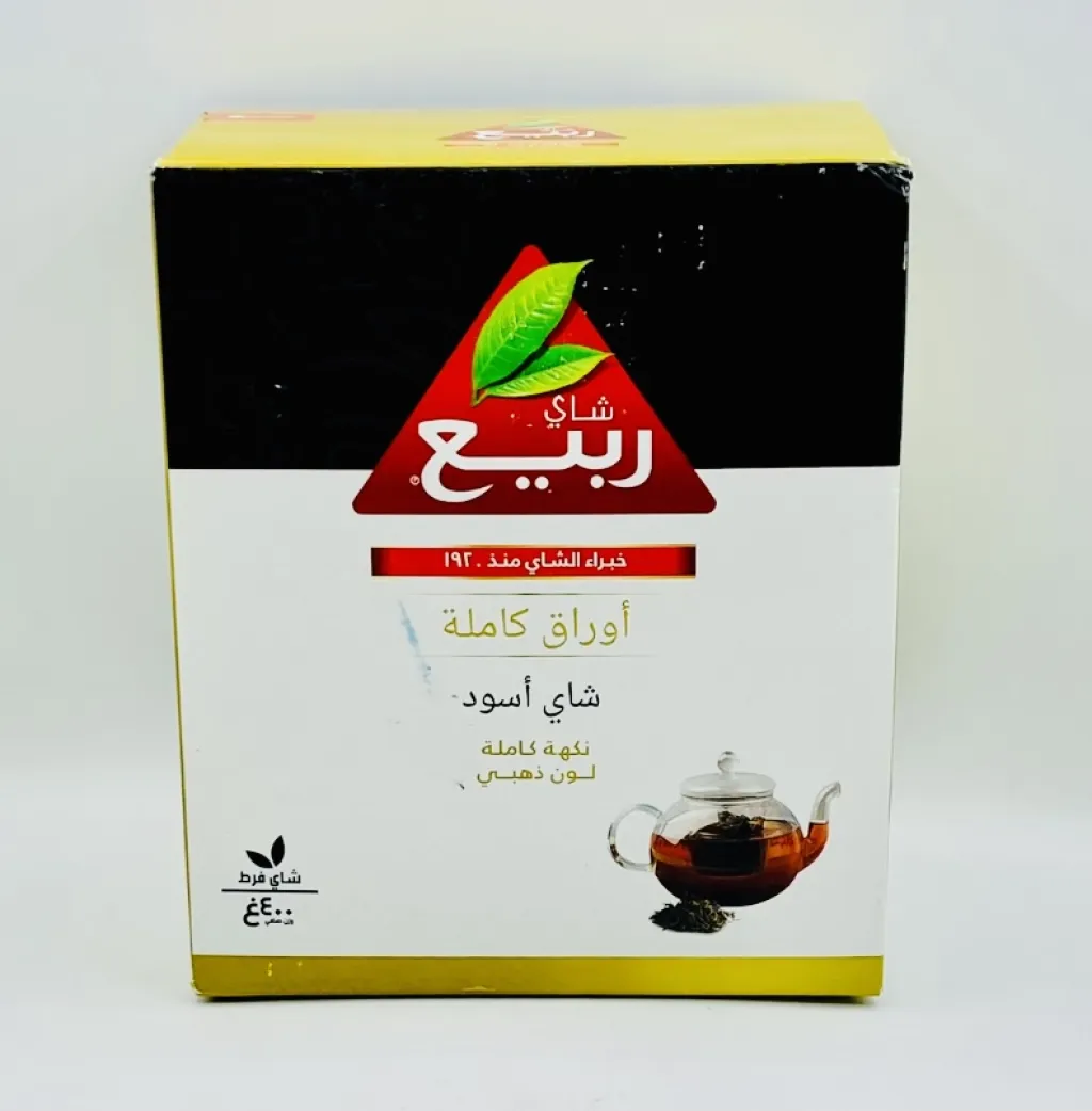 شاي ربيع اسود اوراق كاملة 1×400جم