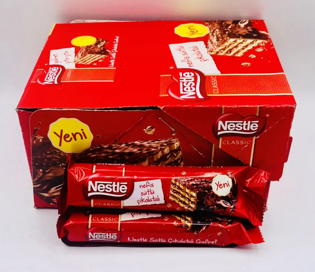 ويفر نستله بالشوكولاتة مستورد12×20×27g