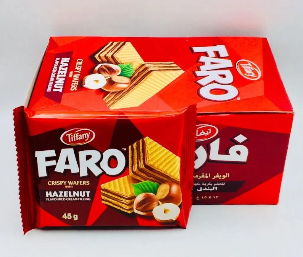 ويفر فارو تيفاني بندق 12×12×45g