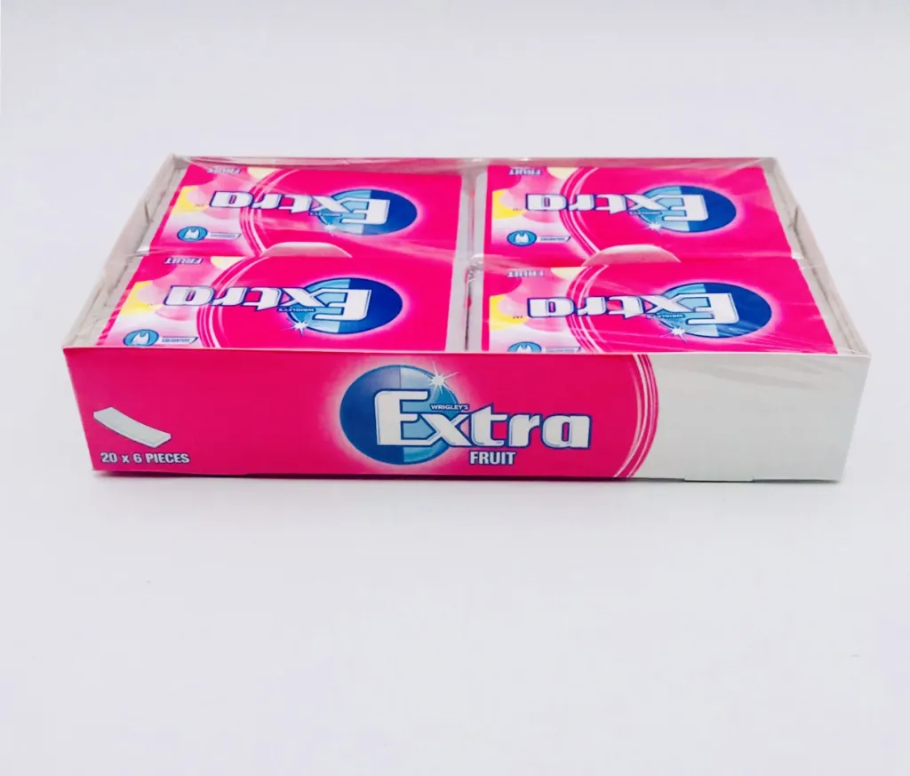 علك اكسترابنكهة الفواكه 6x20x18