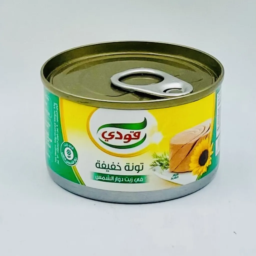تونة قودي خفيفة في زيت دوار الشمس  48×36جم