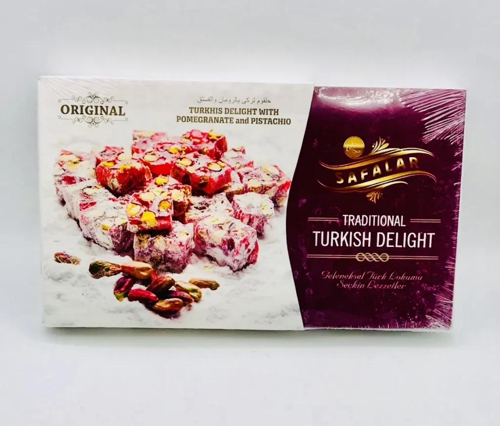 حلقوم تركي الحميدي بالرومان والفستق 12×400g